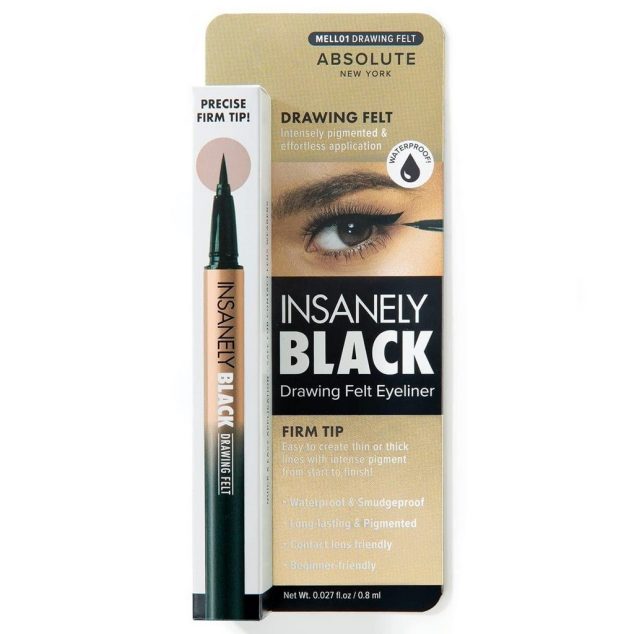 ABSOLUTE INSANELY BLACK FIRM FELT TIP EYELINER
