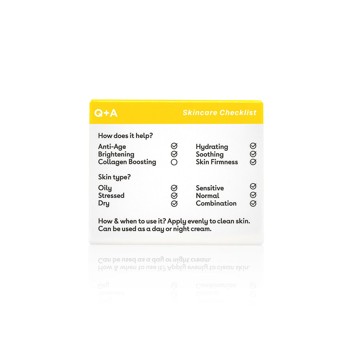 Q+A Ceramide Barrier Defence Face Cream