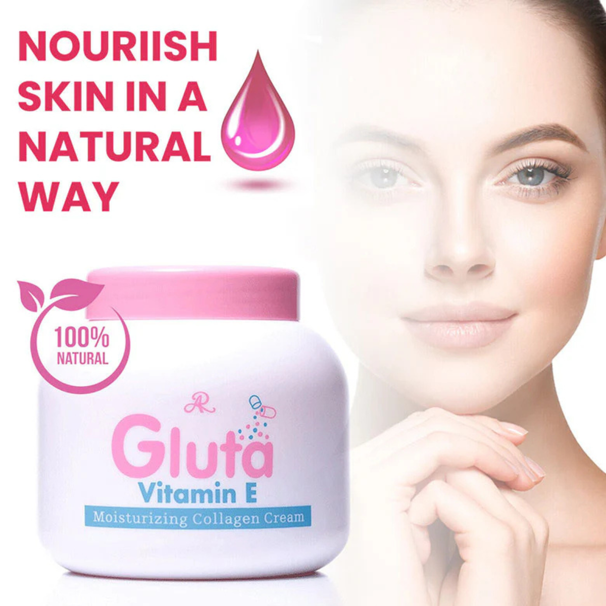 Crème Hydratante au Collagène Gluta Vitamine E