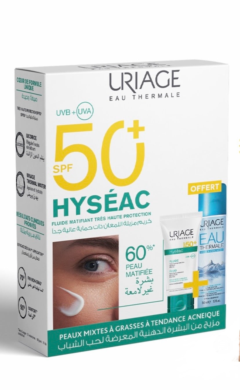 URIAGE PACK Écran + Eau Thermale Offert
