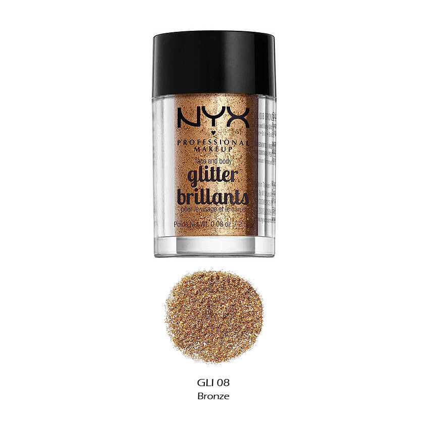 NYX GLITTER PAILLETTES VISAGE ET CORPS