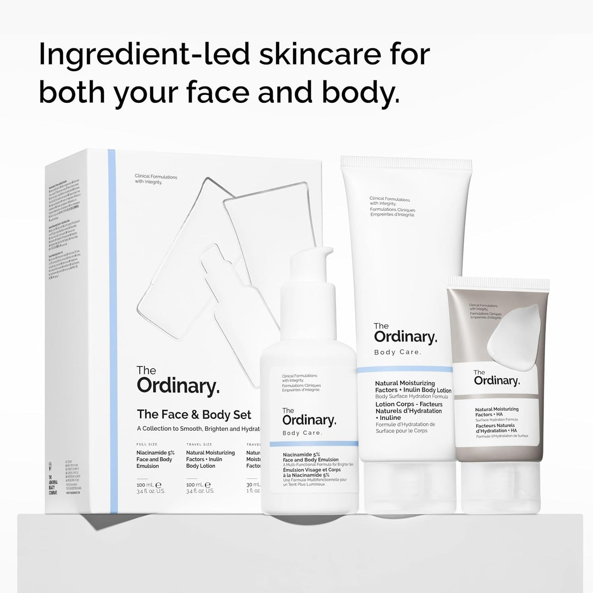 The Ordinary Face & Body Set – Routine Quotidienne Hydratante
