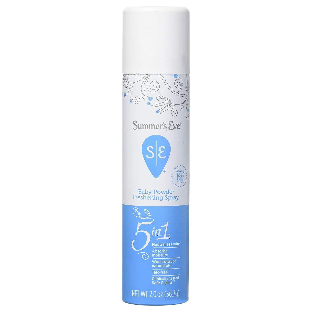 Summer's Eve - Spray Doux Quotidien Poudre de Bébé