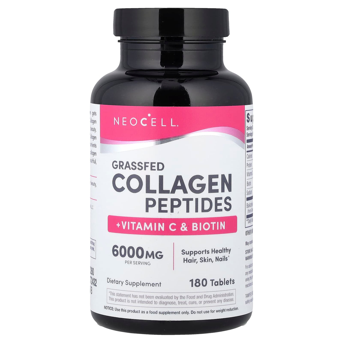 NeoCell Grassfed Collagen Peptides + Vitamin C & Biotin