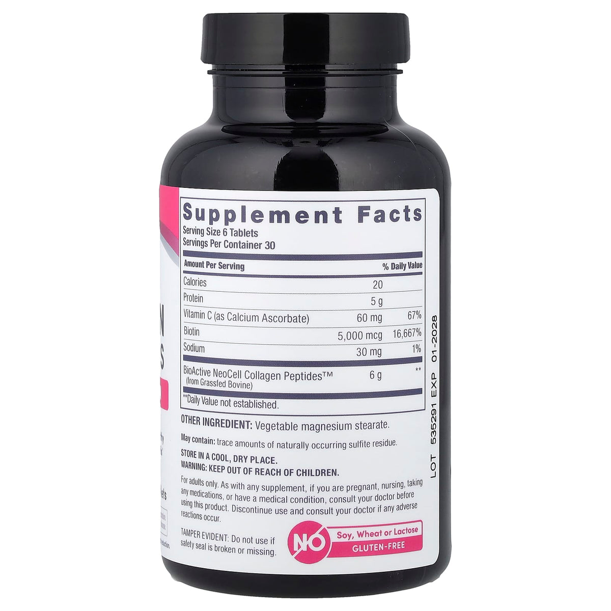 NeoCell Grassfed Collagen Peptides + Vitamin C & Biotin