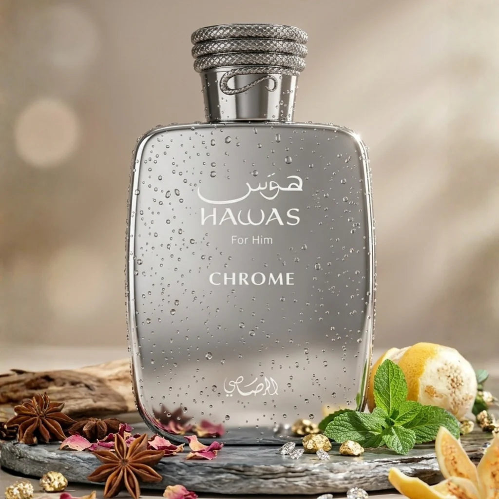 Rasasi Hawas Chrome Eau de Parfum Homme 100ml