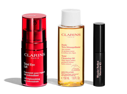 CLARINS TOTAL EYE ROUTINE SET