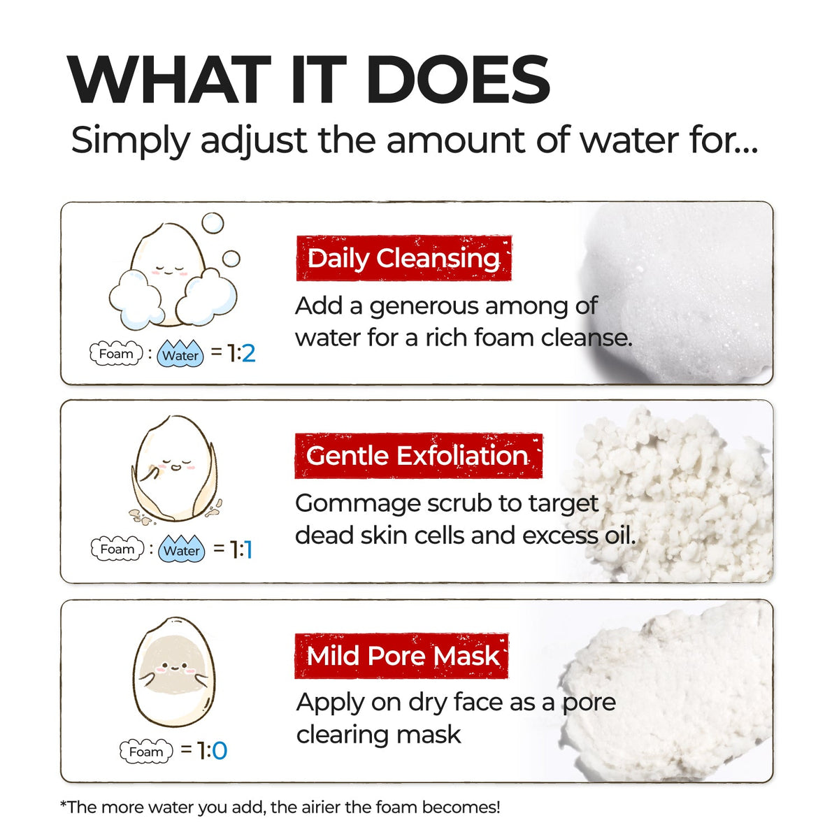 No.3 Rice Enzyme Skin Softening Cleansing Foam – Mousse Nettoyante Adoucissante au Riz