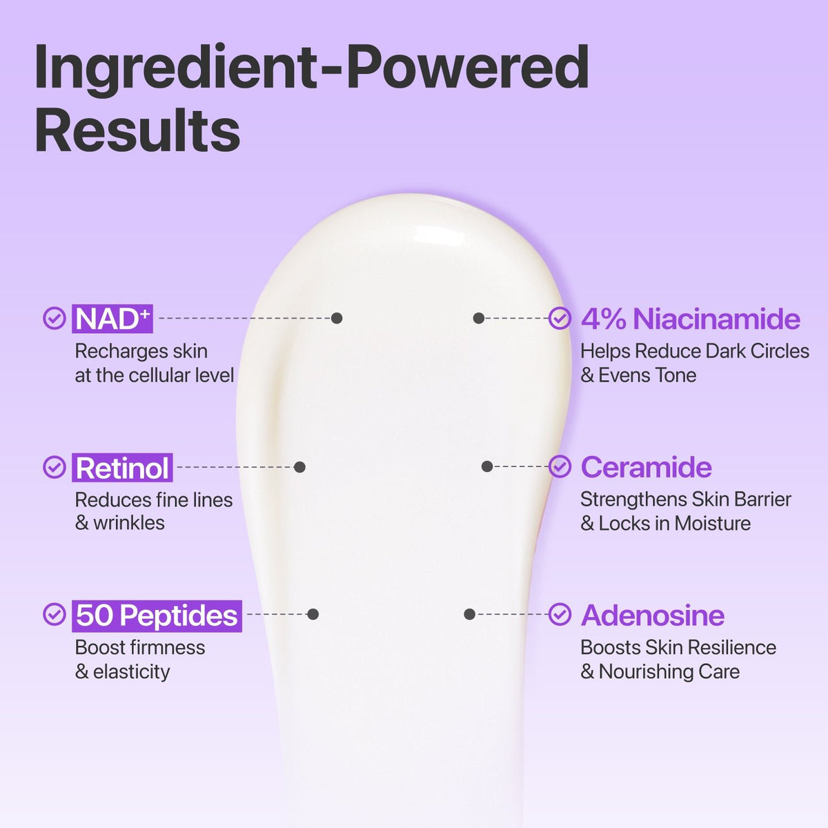 Numbuzin No.9 NAD+ Retinol Volumetox Eye Cream