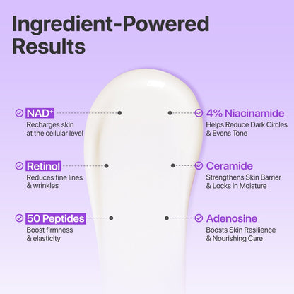Numbuzin No.9 NAD+ Retinol Volumetox Eye Cream