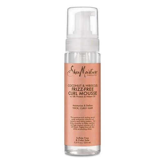 Shea Moisture Coconut & Hibiscus Frizz-Free Curl Mousse 222ml