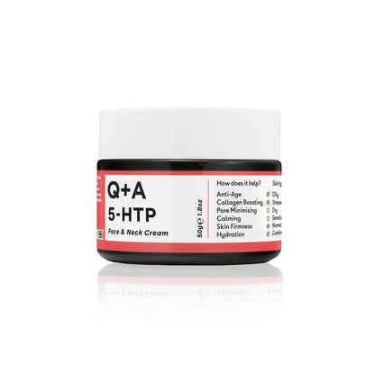 Q+A 5-HTP Face & Neck Cream