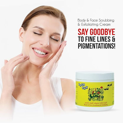 Crème CAP – Exfoliante et Éclaircissante Visage & Corps – 500 g