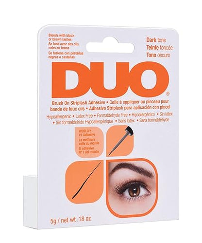 Duo Brush-On Striplash Adhesive – Teinte Noire – 5,3 ml