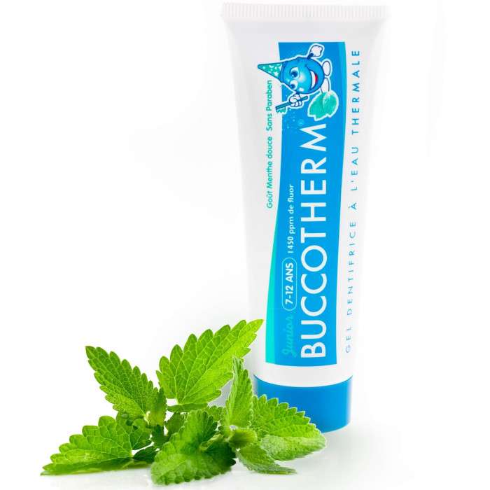 BUCCOTHERM DENTIFRICE JUNIOR 7-12 ANS GOUT MENTHE