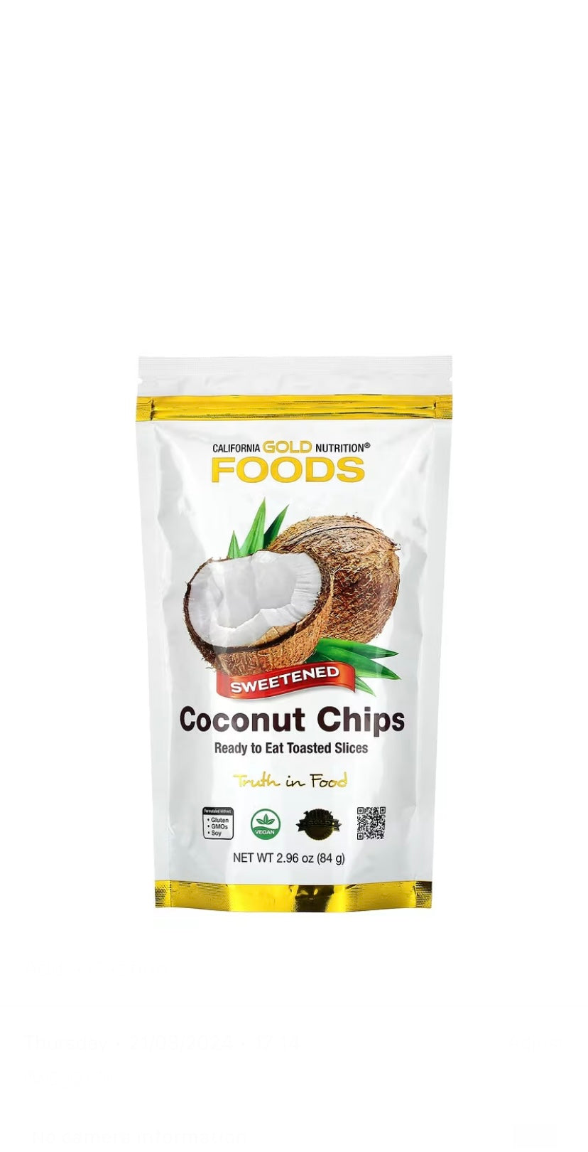 GOLD NUTRITION COCONUT CHIPS