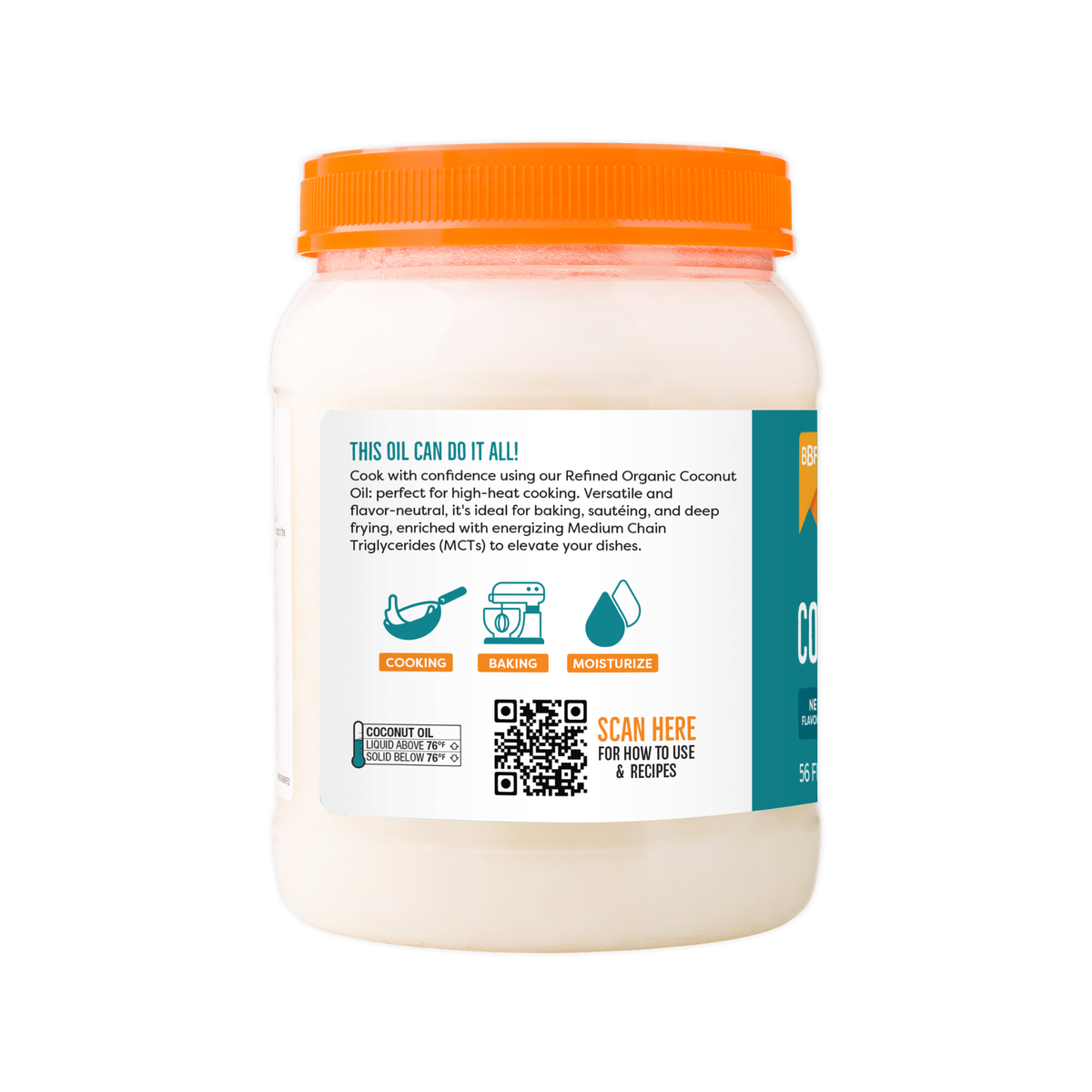 BetterBody Foods, Refined Organic Coconut Oil