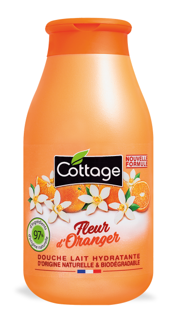 Cottage Douche & Bain Lait Hydratant FLEUR D'ORANGER