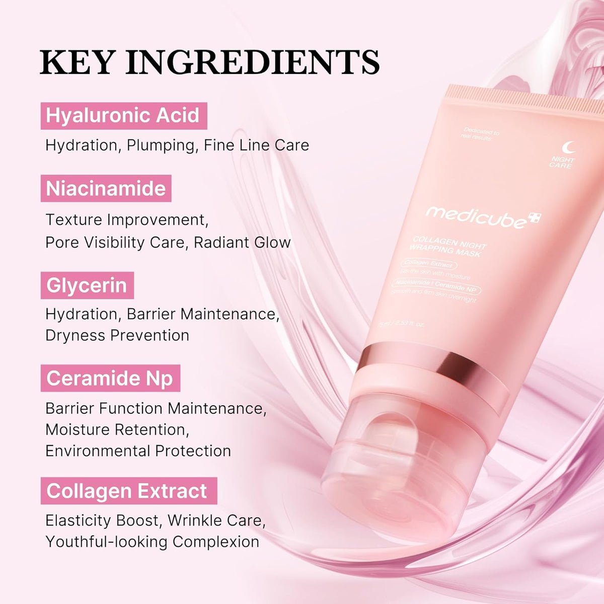MEDICUBE – Collagen Night Wrapping Mask – 75ml
