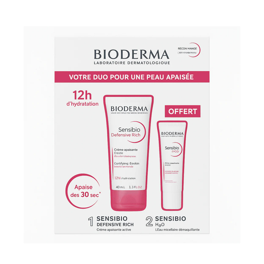 BIODERMA Sensibio Rich 40ml + Sensibio Gel Contour Yeux 15 ml Pack