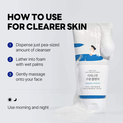 Round lab birch juice moisturizing cleanser 150 ML