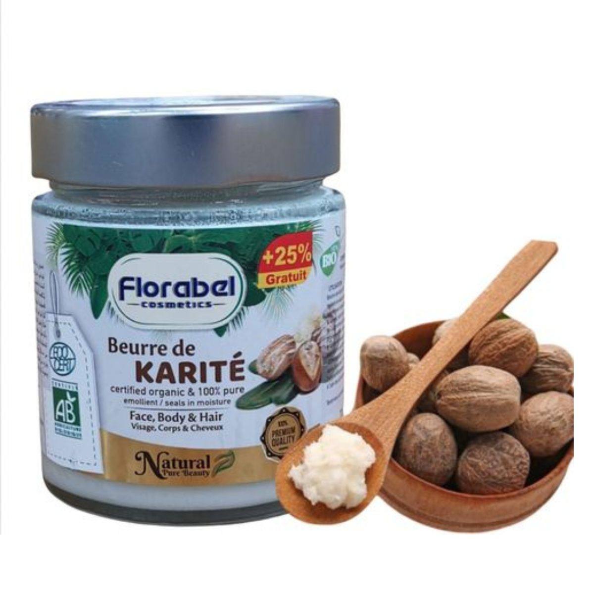 Florabel cosmetics Beurre de KARITÉ 220 ML