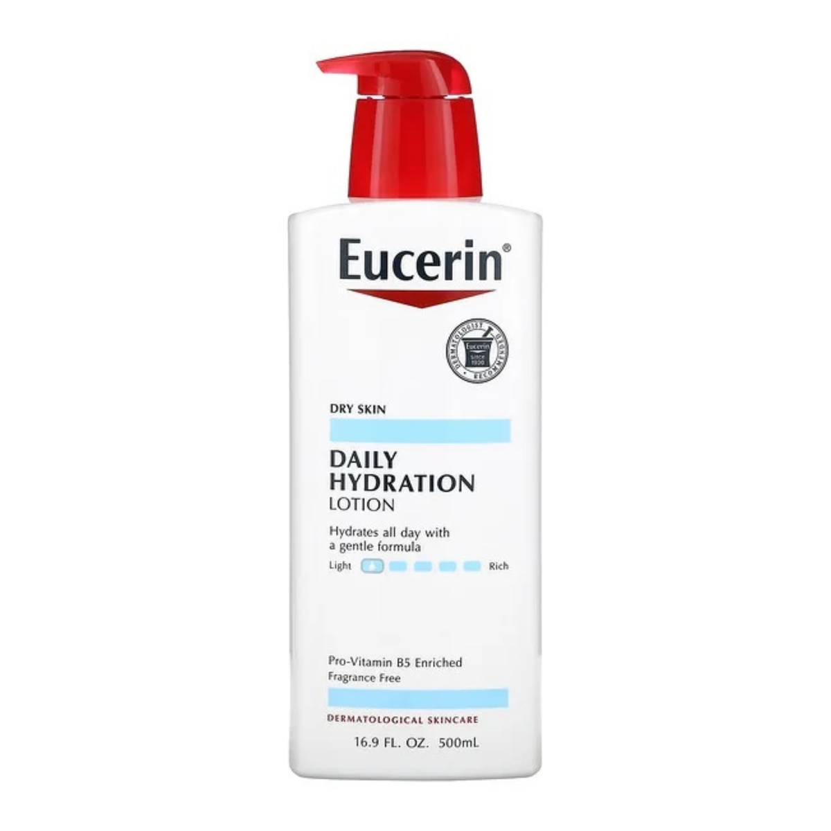 Eucerin – Daily Hydration Lotion, Fragrance Free – 500ml