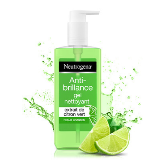Neutrogena - Gel Nettoyant Anti-Brillance Citron Vert  200 Ml