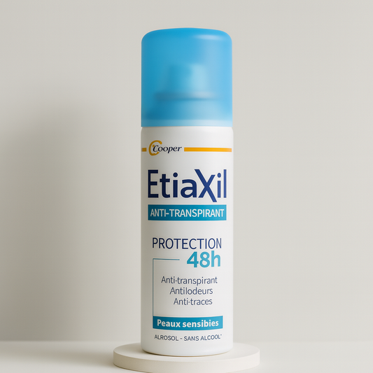 ETIAXIL Déodorant Anti-Transpirant 48h – Peaux Sensibles – Aisselles – 150 ml