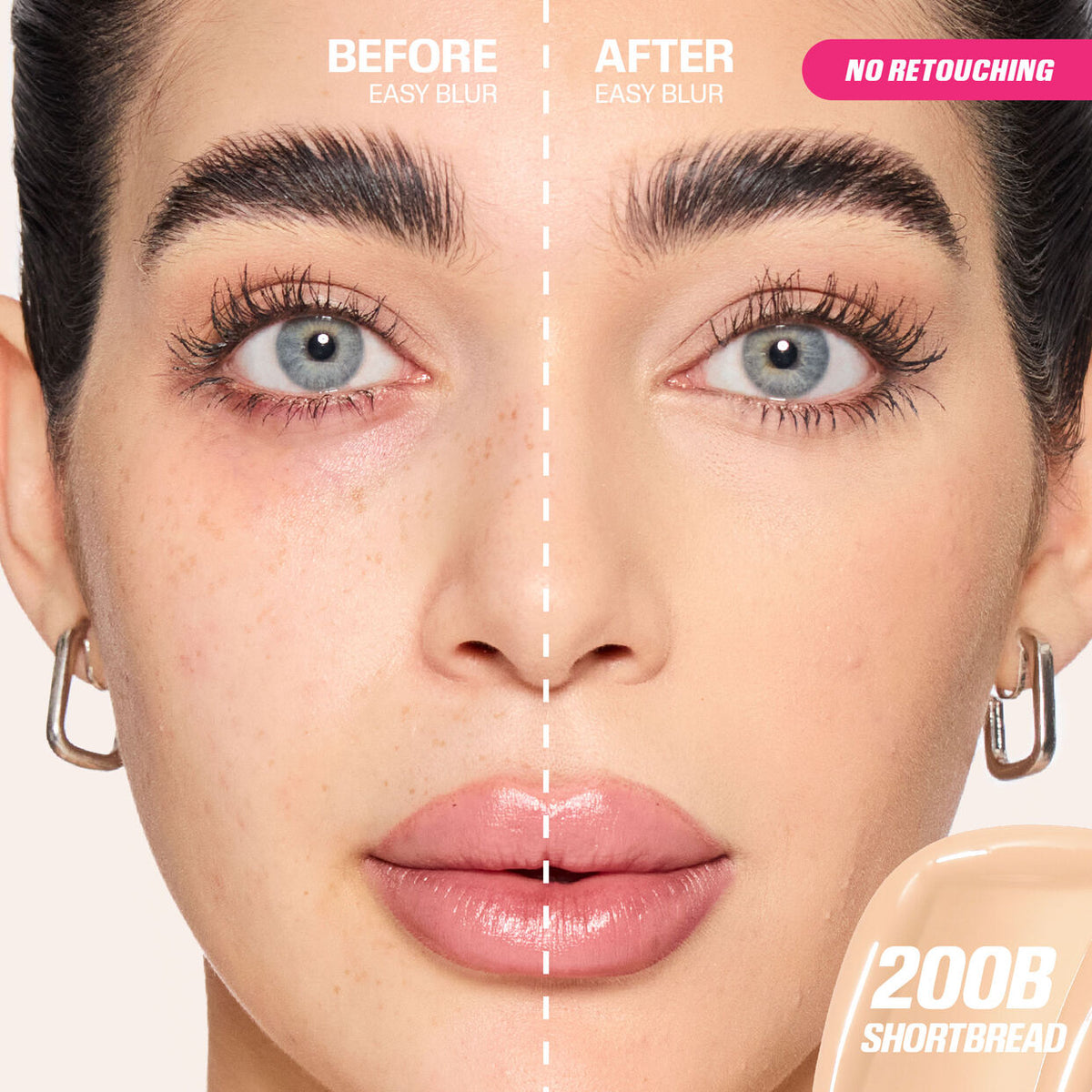 HUDA BEAUTY Easy Blur Natural Airbrush Foundation with Niacinamide N310