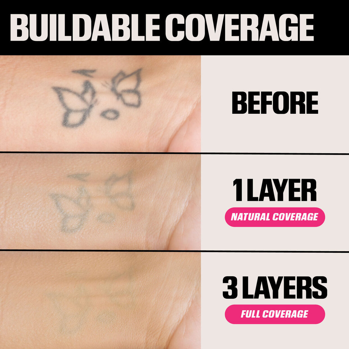 HUDA BEAUTY Easy Blur Natural Airbrush Foundation with Niacinamide N310