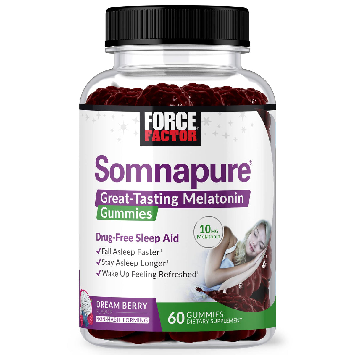 Somnapure Great-Tasting Melatonin Gummies 60 Gummies