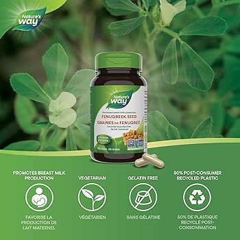 Nature’s Way FENUGREEK SEED 180 vegan Capsules