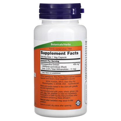 NOW Foods - Ashwagandha 450 mg