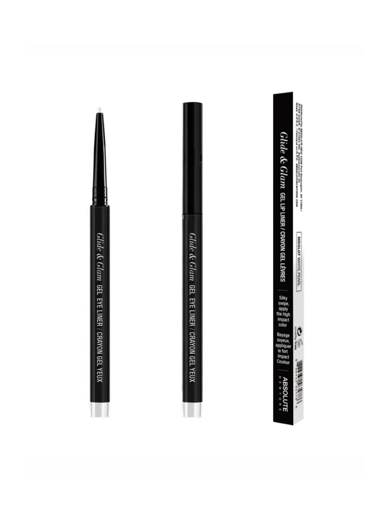 ABSOLUTE NEW YORK EYELINER GLIDE & GLAM GEL EYELINER