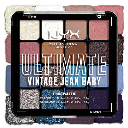NYX ULTIMATE SHADOW PALETTE Vintage Jean Baby