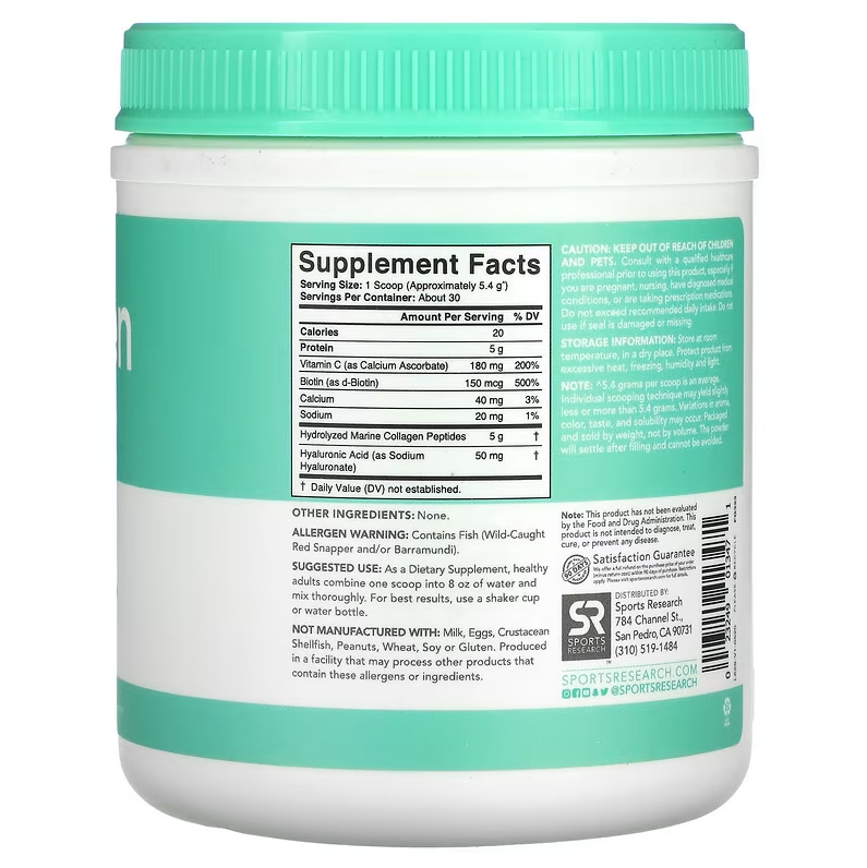 Collagen Beauty Complex , Marine Collagen, Unflavored 163 g