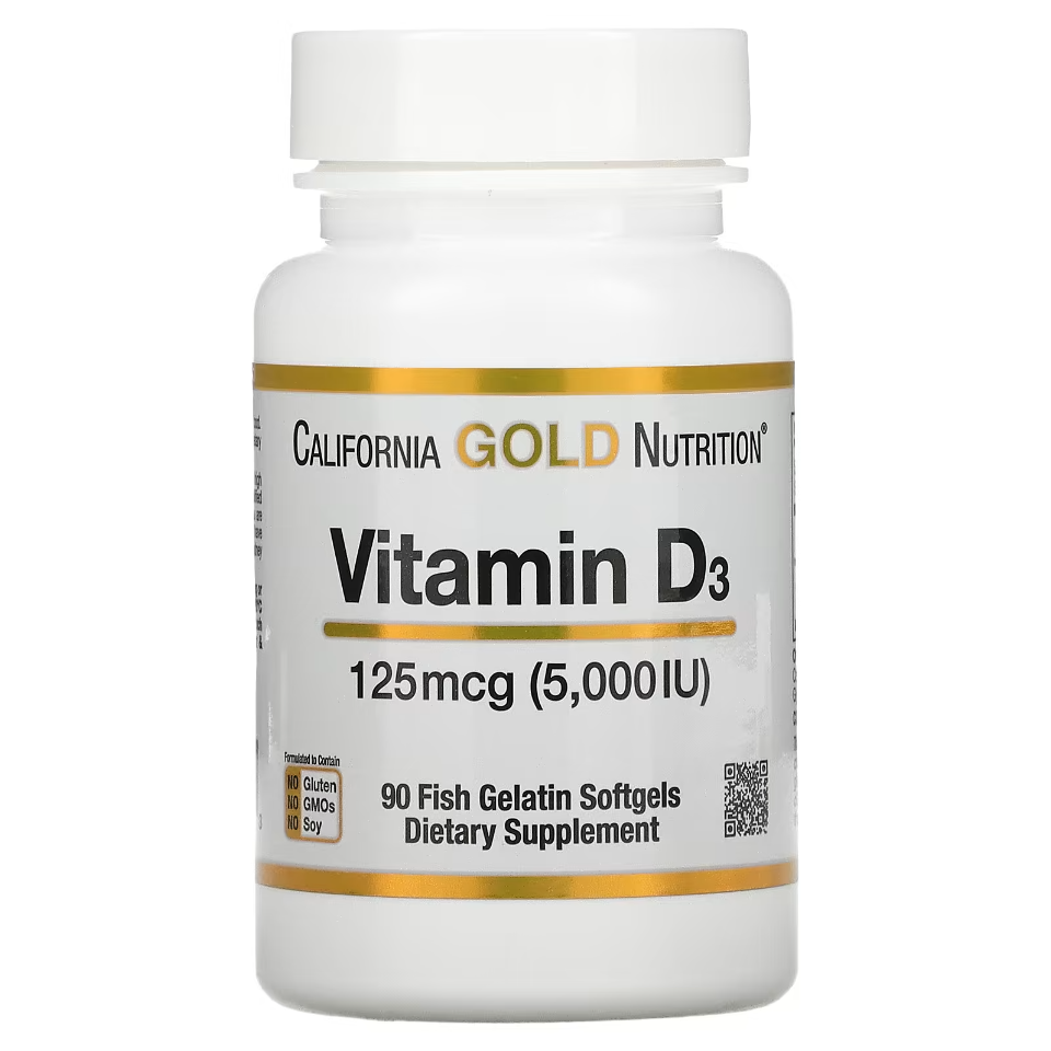 Vitamin D3, 50 mcg  (2,000IU) - CALIFORNIA GOLD NUTRITION