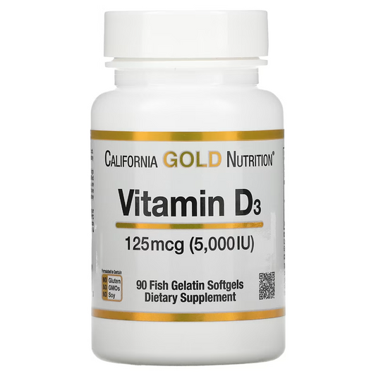 Vitamin D3, 50 mcg  (2,000IU) - CALIFORNIA GOLD NUTRITION