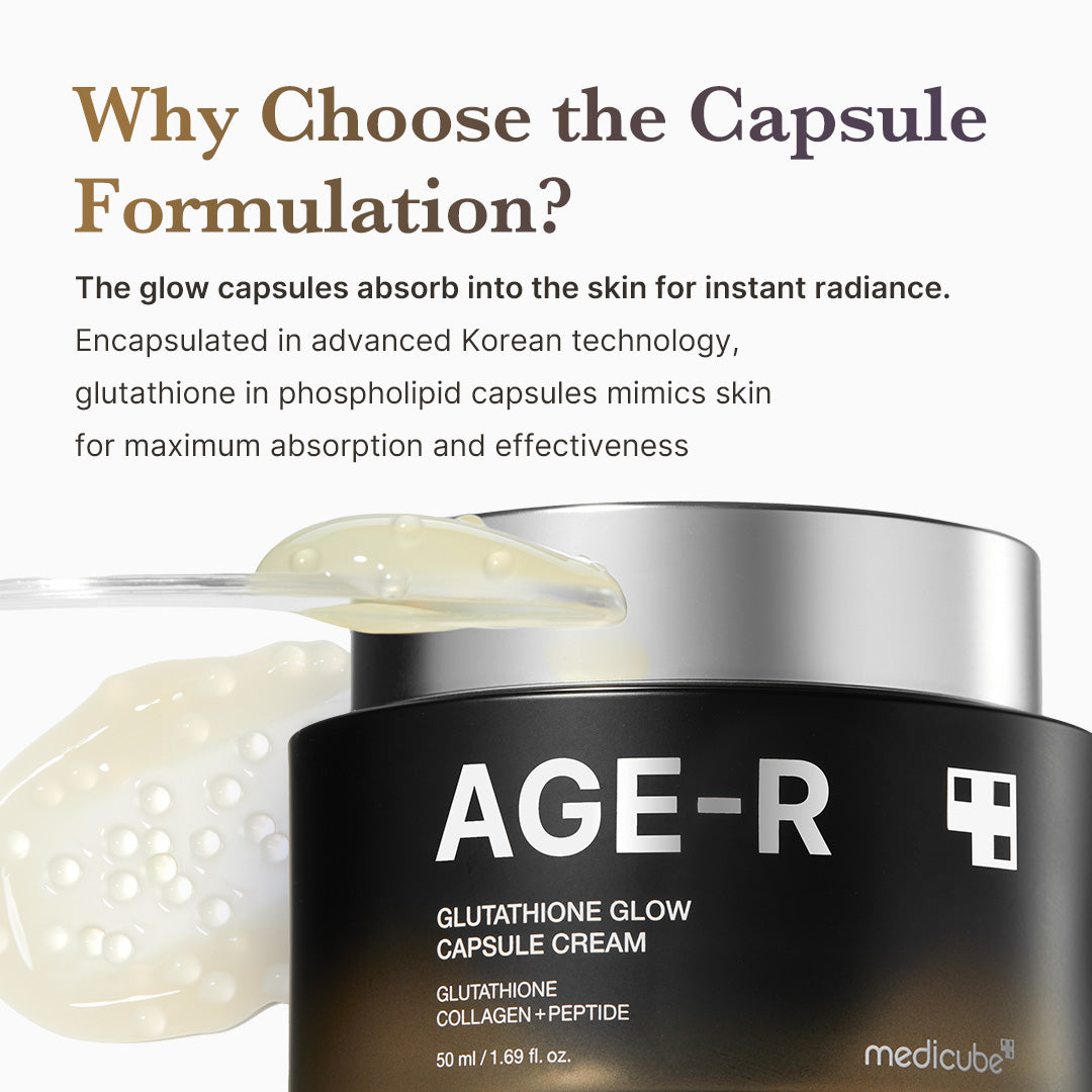 MEDICUBE - Creme AGE-R Glutathione Glow Capsule, 50ml