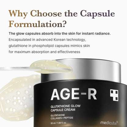 MEDICUBE - Creme AGE-R Glutathione Glow Capsule, 50ml
