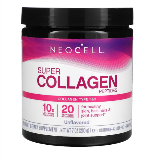 NeoCellPeptides Super Collagen, Non aromatisés, 200 g