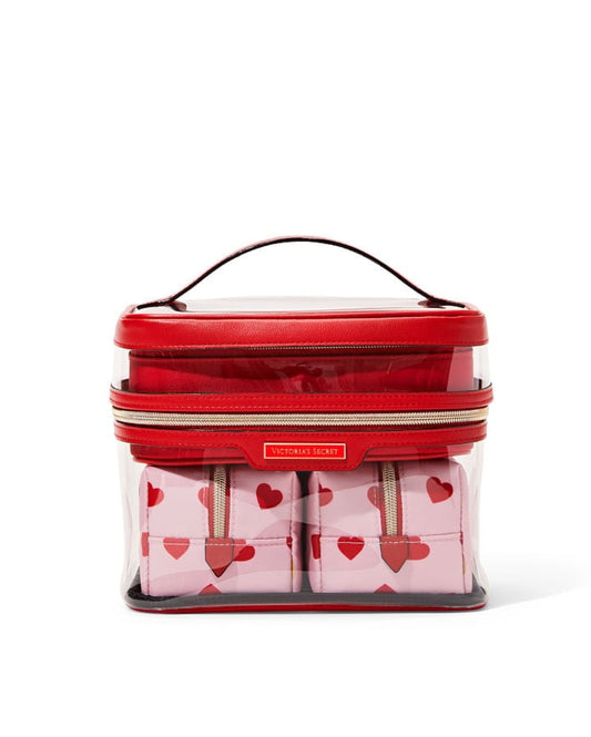 Victorias secret 4-in-1 Train Case red hearts