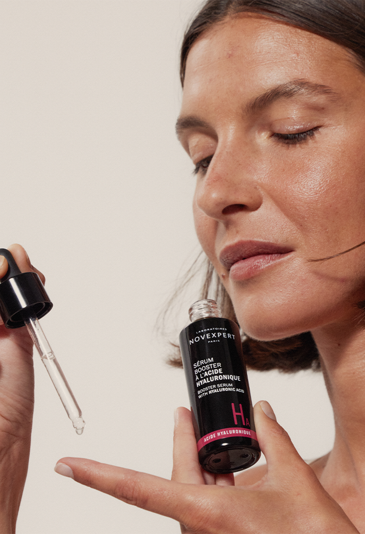 NOVEXPERT - Trousse Verte Acide hyalyronique (Booster + Lip Up)