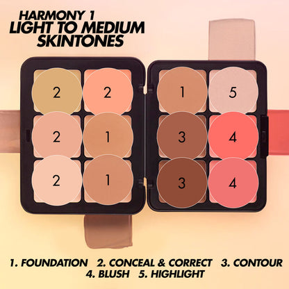 MAKEUP FOREVER HD SKIN ALL-IN-ONE FACE PALETTE