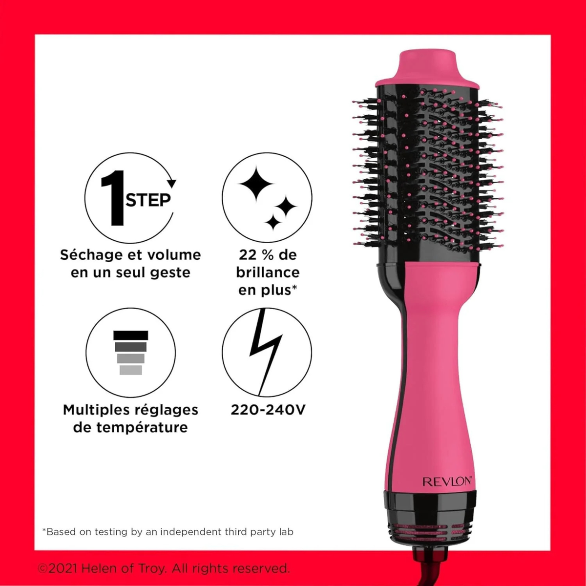 Revlon One-Step hair dryer and Volumiser 2-in-1 Pink Edition