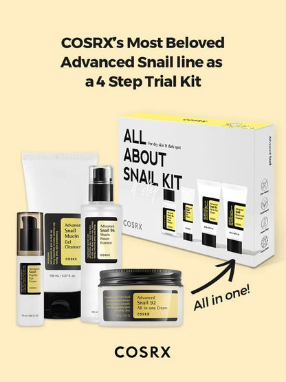 cosrx - ALL ABOUT SNAIL KIT 4-step