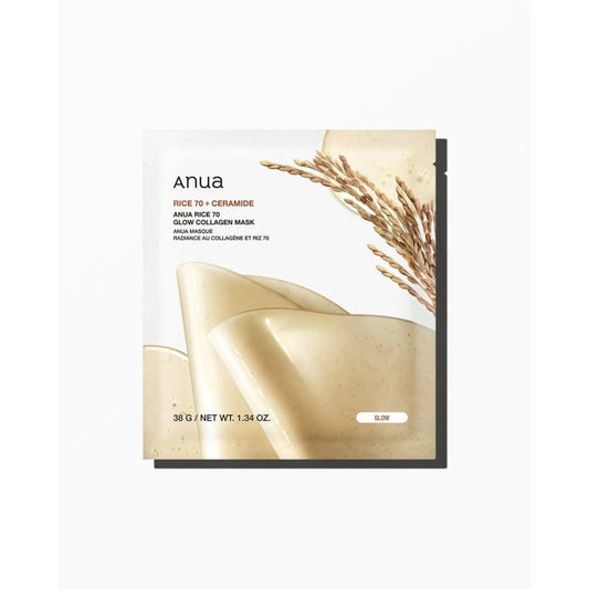 ANUA - Rice 70 Glow Collagen Mask