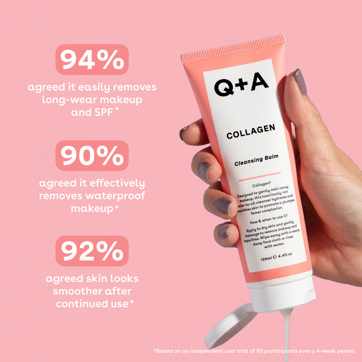 Q+a Collagen Cleansing Balm 125ml