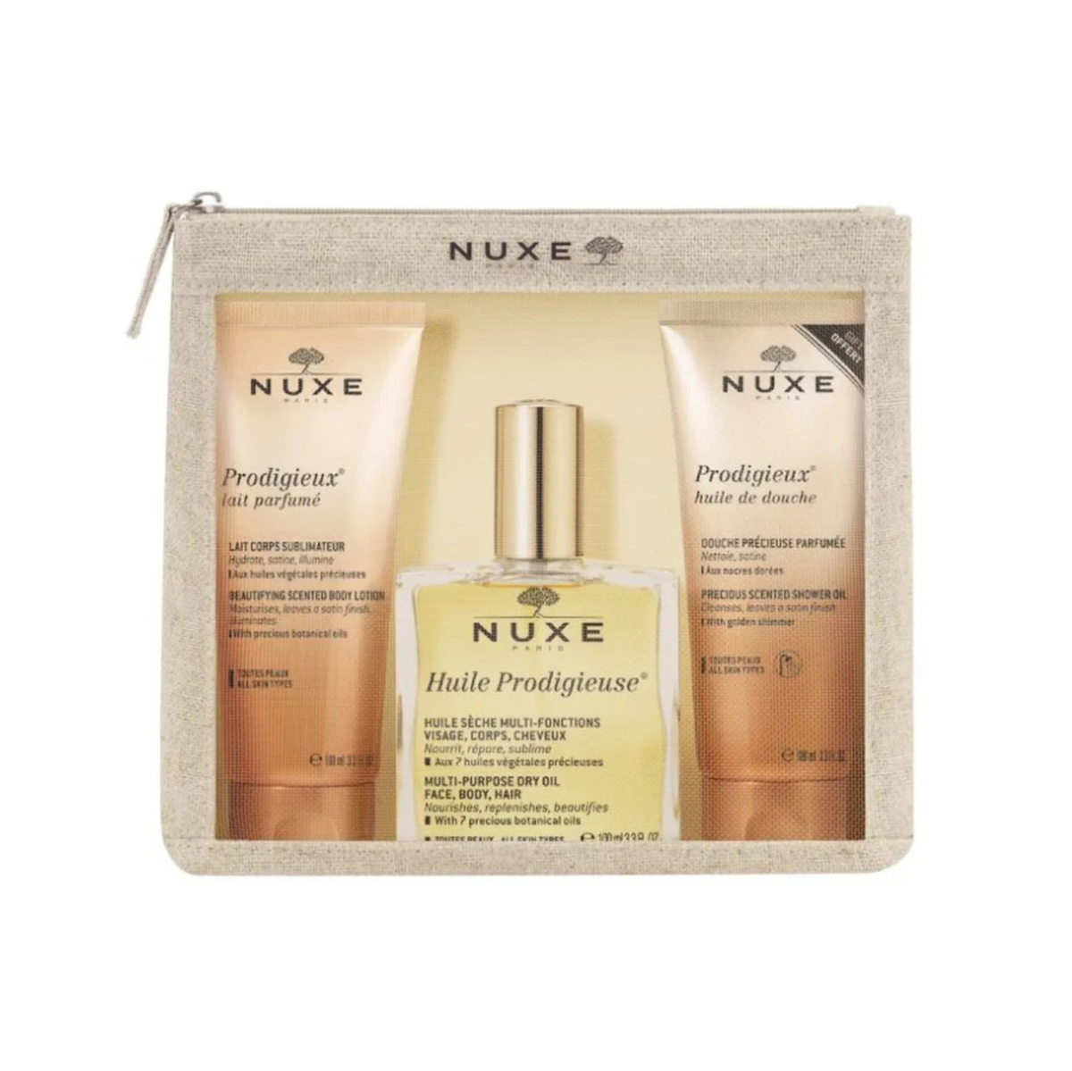 NUXE Prodigieux Trousse Trex Travel Beautiful Coffret Voyage